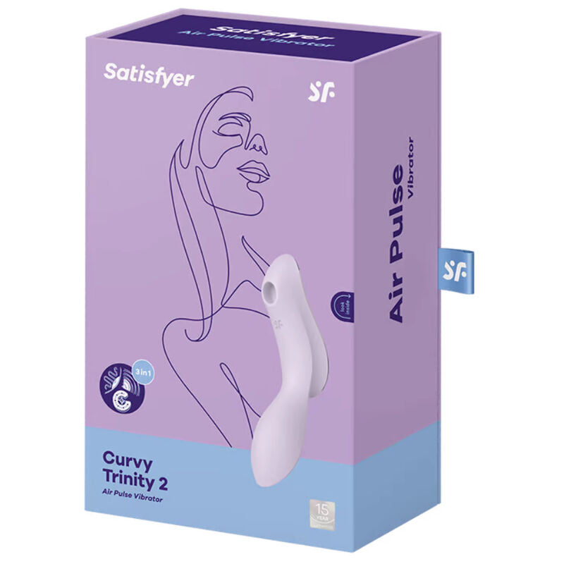 SATISFYER - VIBRATORE CURVY TRINITY 2 AIR PULSE