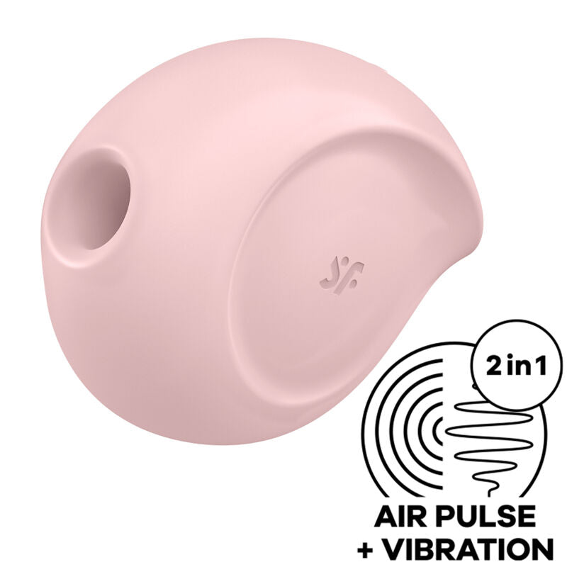 SATISFYER - STIMOLATORE DI IMPULSI D'ARIA SUGAR RUSH E VIBRATORE