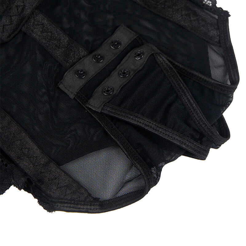 CORPETTO CON DETTAGLIO REGGISENO NERO S/M