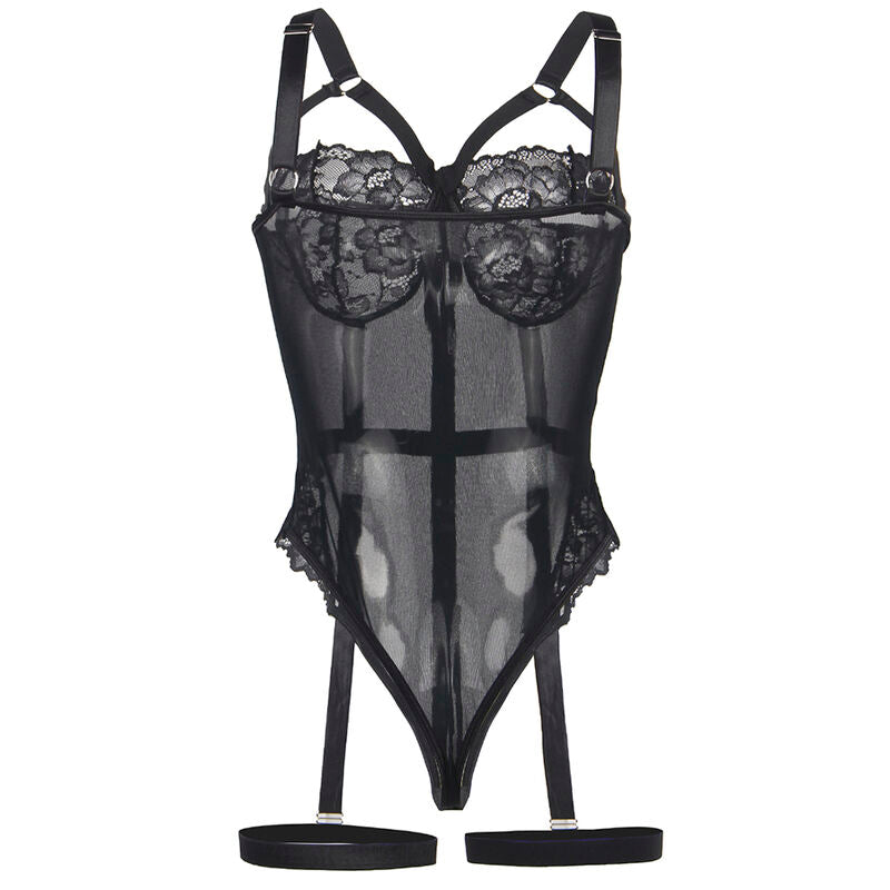 CORPETTO CON DETTAGLIO REGGISENO NERO S/M