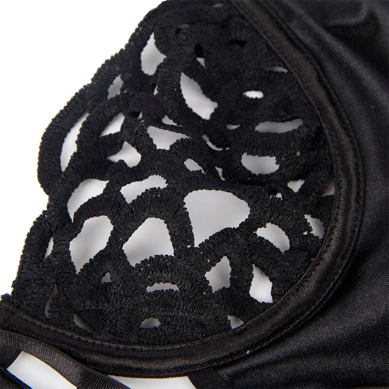 BODY SEXY IN PIZZO NERO S/M