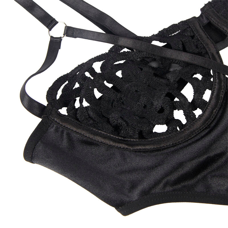 BODY SEXY IN PIZZO NERO S/M