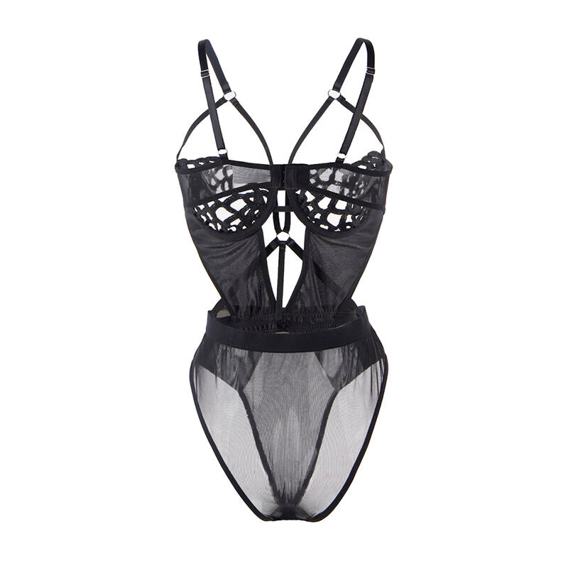 BODY SEXY IN PIZZO NERO S/M