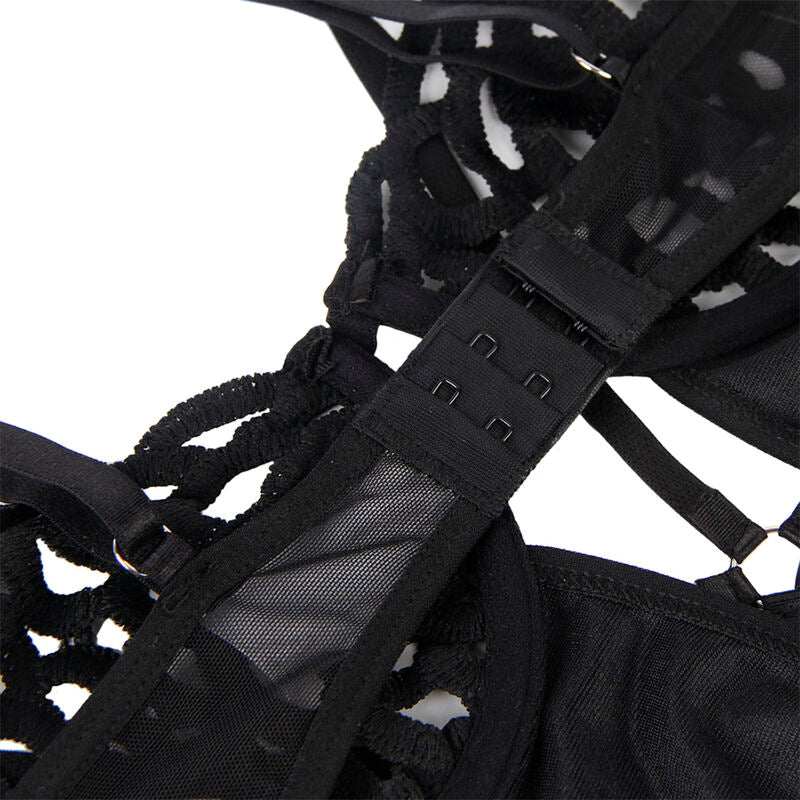 BODY SEXY IN PIZZO NERO S/M