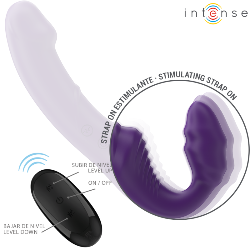 JILL DOPPIO VIBRATORE 20 CM VIOLA TELECOMANDO