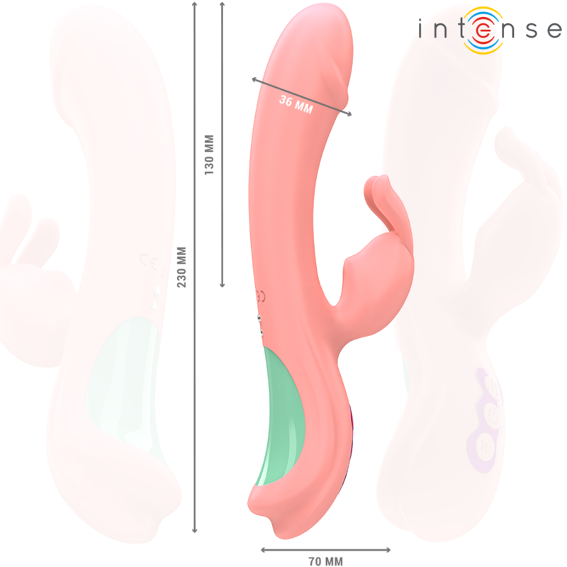 RACHEL RABBIT VIBRATORE 5 VIBRAZIONI ROSA