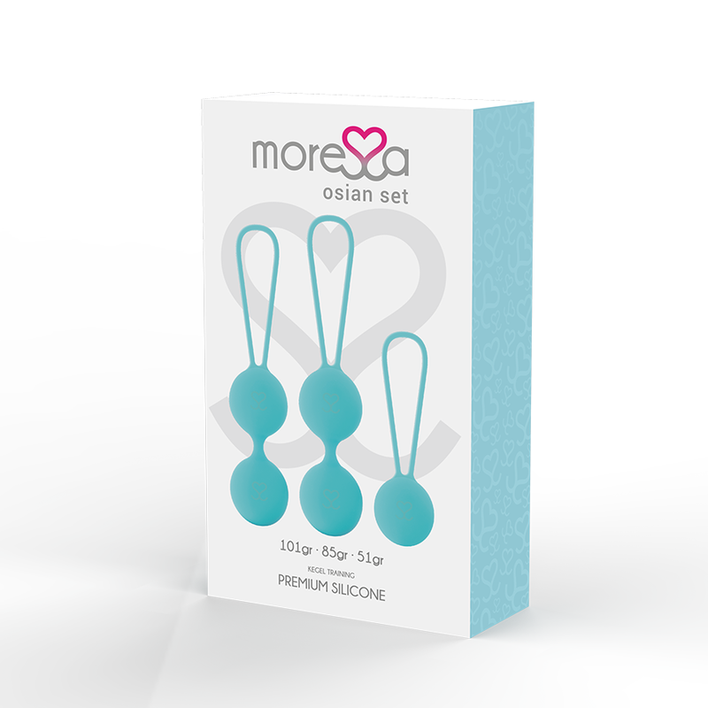 SET OSIAN PREMIUM IN SILICONE TURCHESE - Palline