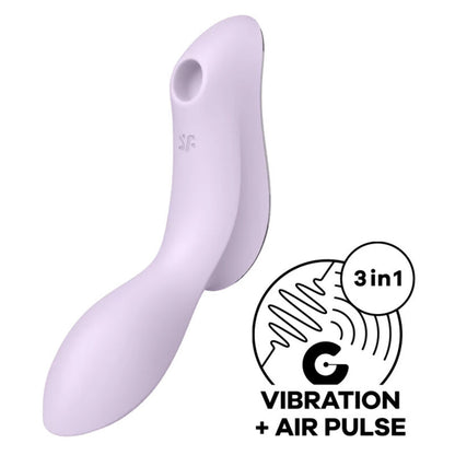 SATISFYER - VIBRATORE CURVY TRINITY 2 AIR PULSE