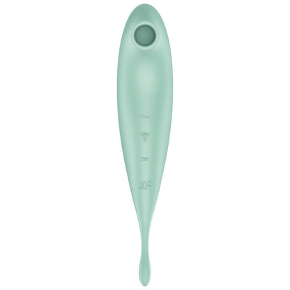 SATISFYER - TWIRLING PRO+ STIMOLATORE E APP VIBRATORE VERDE