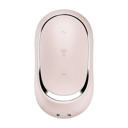 SATISFYER - PRO TO GO 2 DOPPIO STIMOLATORE E VIBRATORE BEIGE