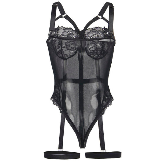 ORSACCHIOTTO CON DETTAGLIO REGGISERA PETTO NERO S/M