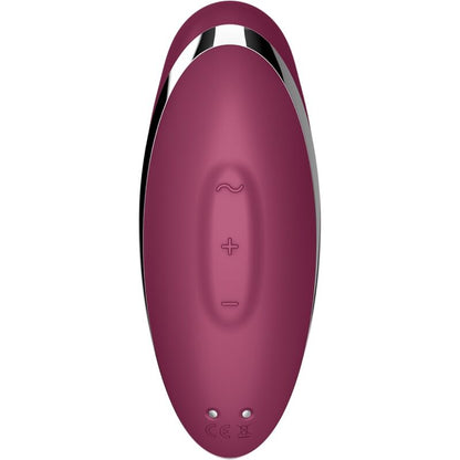 SATISFYER - TAP & CLIMAX 2 VIBRATORE E STIMOLATORE ROSSO