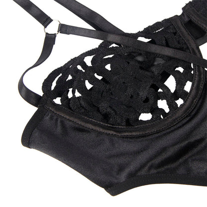 BODY SEXY IN PIZZO NERO S/M