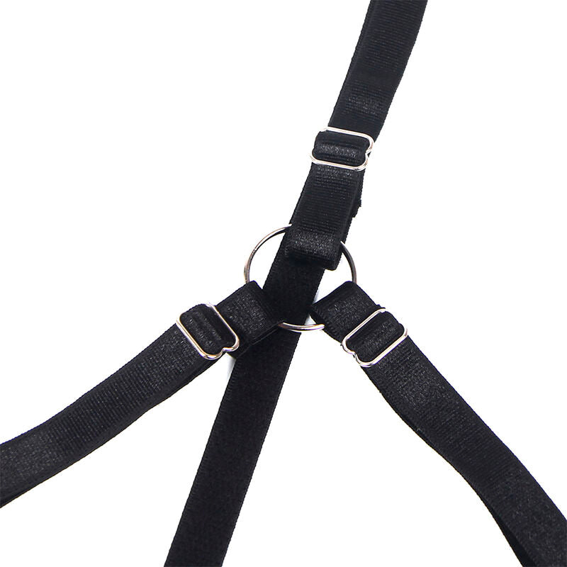 COMPLETO REGGISENO CON FIOCCO NERO REGOLABILE S/M