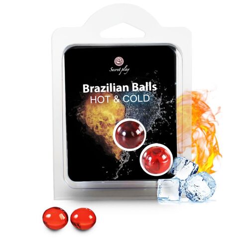 PALLINE BRASILIANE EFFETTO CALDO E FREDDO 2 UNITÀ
