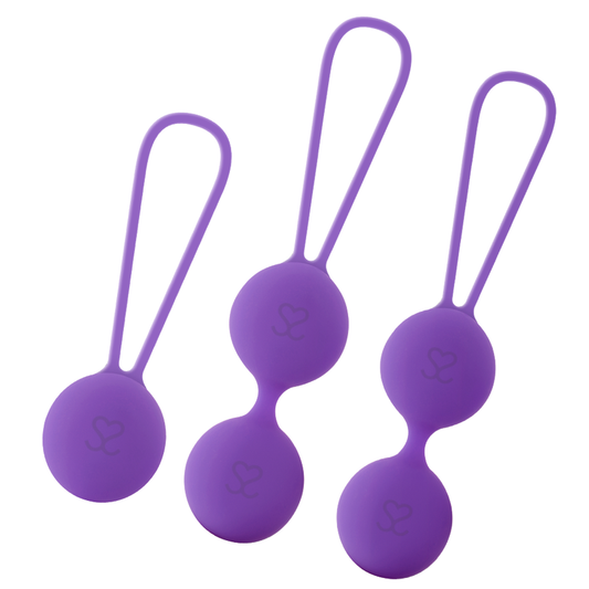 OSIAN SET PREMIUM IN SILICONE LILLA -Palline cinesi